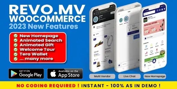 Download Revo Apps Multi Vendor Flutter application