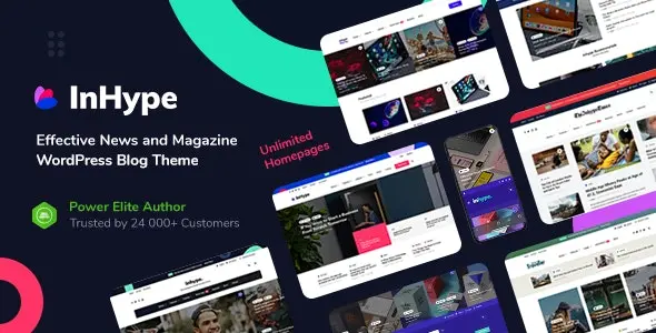 Download the InHype theme for WordPress