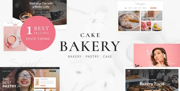 Download Sweet Cake Bakery theme for WordPress