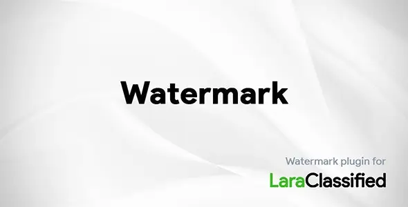 ادآن Watermark برای لاراکلاسیفایر