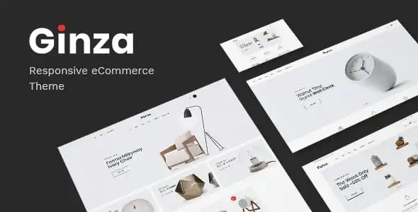 Download Ginza store template for WordPress