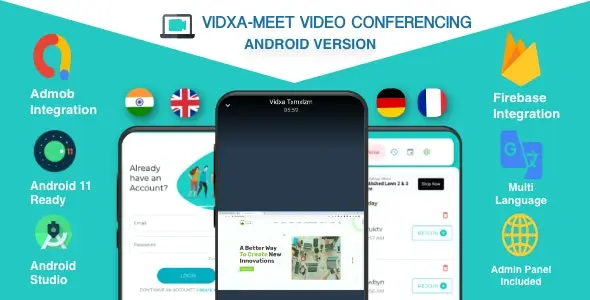 Download VIDXA MEET audio and video conference application for Android