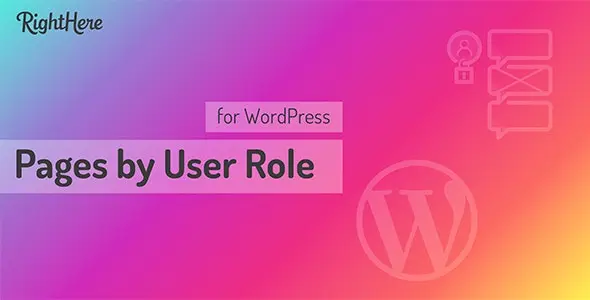Download Pages by User Role plugin for WordPress