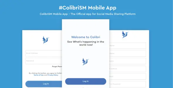 Download the ColibriSM mobile flutter application
