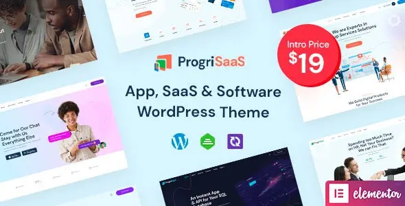 Download the ProgriSaaS template for WordPress