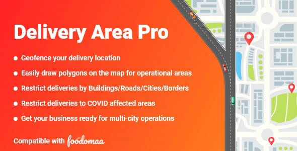 ماژول Delivery Area Pro برای اسکریپت Foodomaa