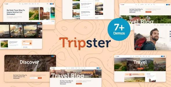 Download Tripster travel and tourism template for WordPress