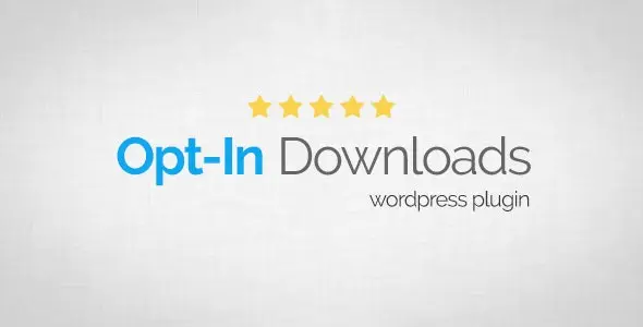 Download the Opt-In Downloads plugin for WordPress