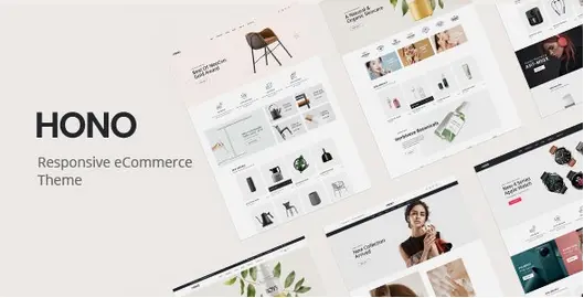 Download the Hono store template for WordPress