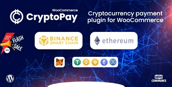 Download CryptoPay WooCommerce plugin for WordPress