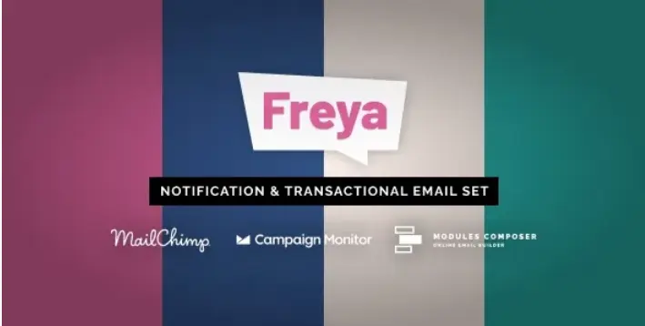 قالب HTML ایمیل و خبرنامه Freya