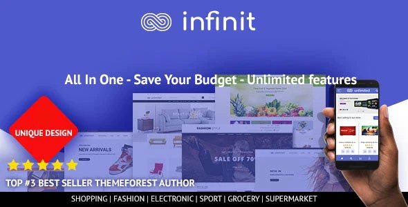 Download Infinit template for Magento