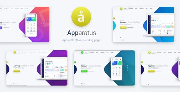 قالب Apparatus | A Multi-Purpose One-Page Portfolio and App Landing Theme