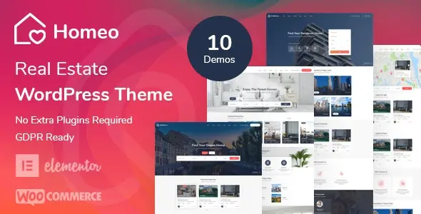 Download the Homeo template for WordPress