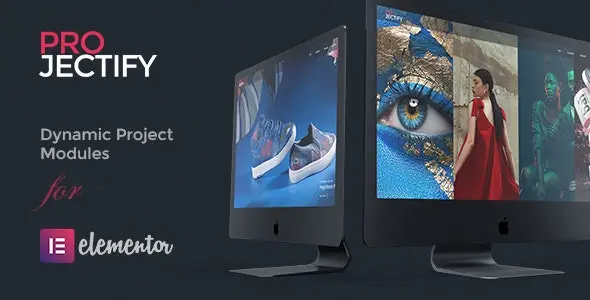 Download the Projectify add-on for Elementor