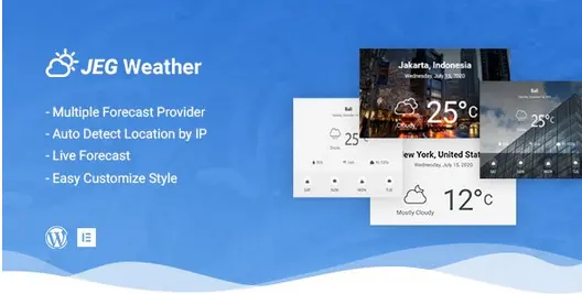 Download Jeg Weather Forecast plugin for WordPress