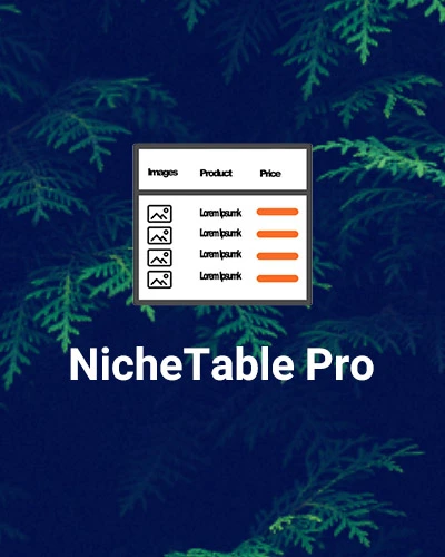 Download Niche Table Pro plugin for WordPress