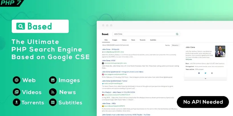 اسکریپت PHP موتور جستجو Based بر پایه Google CSE