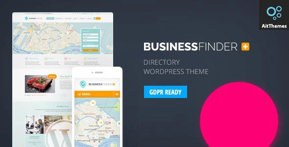 Download Business Finder template for WordPress