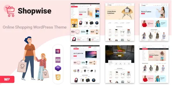 Download Shopwise store template for WordPress