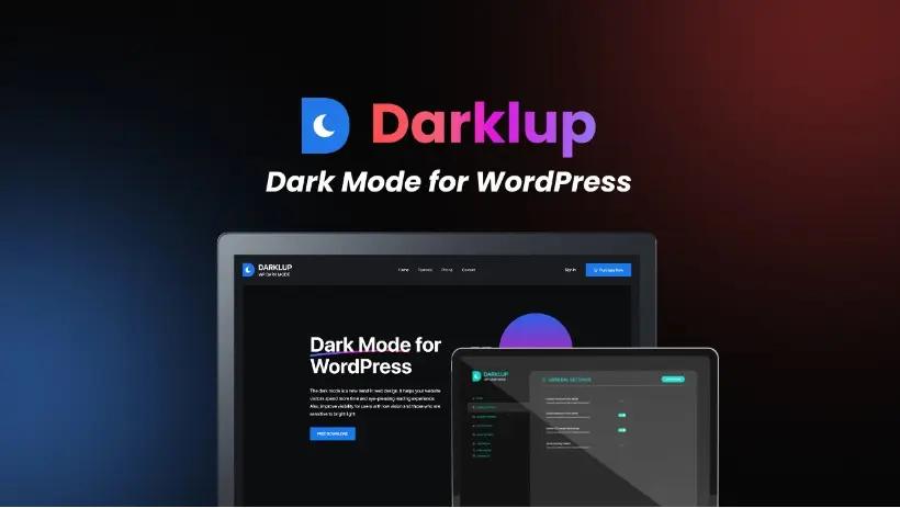 Download Darklup Pro dark mode plugin for WordPress