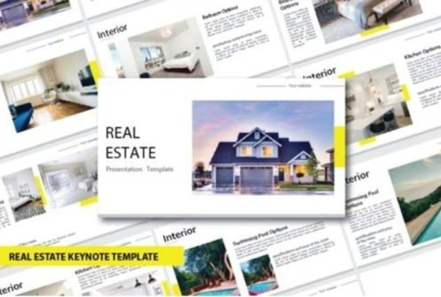 قالب آماده کی نوت Real Estate - Keynote