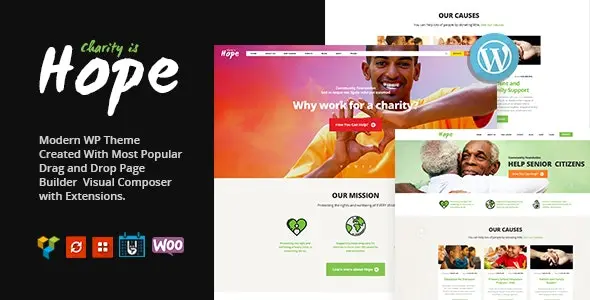 Download the Hope rectification template for WordPress