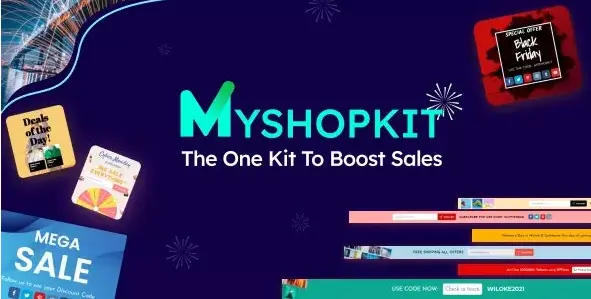 Download MyShopKit Popup SmartBar SlideIn Pro plugin for WooCommerce