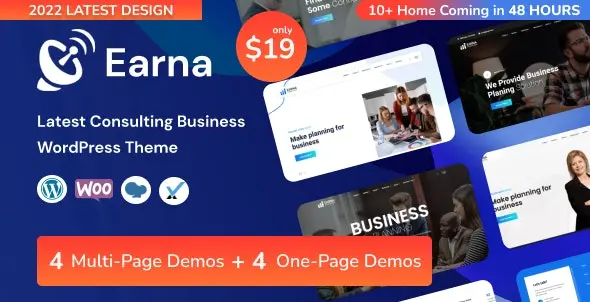 Download the Earna theme for WordPress