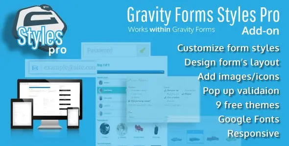 افزونه Gravity Forms Styles Pro