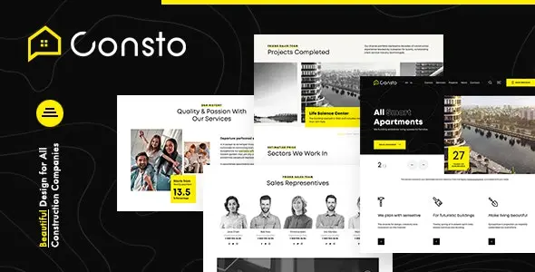 Download the Consto theme for WordPress