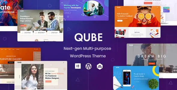 Download Qube theme for WordPress