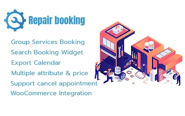 افزونه Repair Booking برای وردپرس