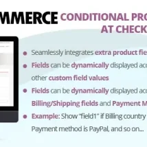 افزونه WooCommerce Conditional Product Fields at Checkout برای ووکامرس