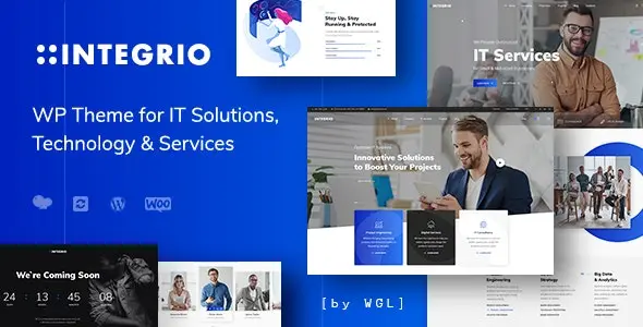 Download Integrio corporate information technology theme for WordPress