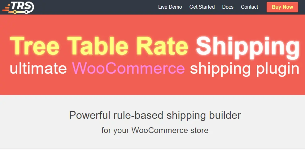 افزونه Tree Table Rate Shipping برای ووکامرس