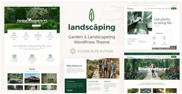 قالب Landscaping برای وردپرس
