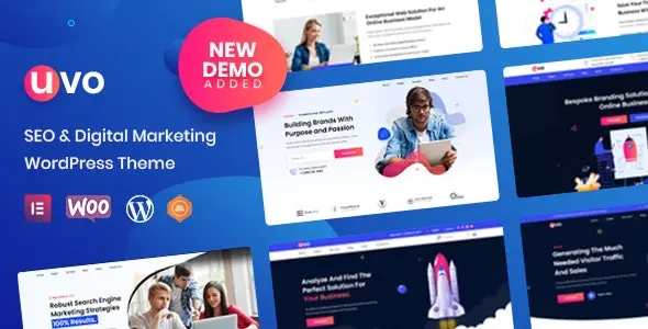 Download UVO SEO and marketing template for WordPress