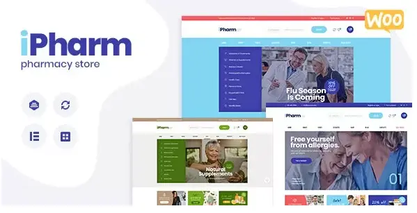 Download the IPharm template for WordPress