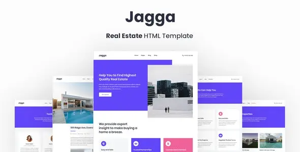 قالب HTML املاک Jagga