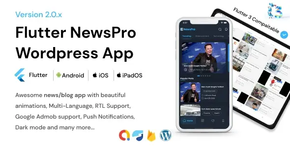 Download the NewsPro news filter application for WordPress