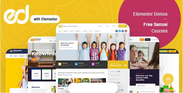 Download the Ed School template for WordPress