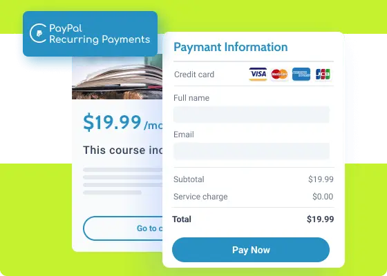 Download the PayPal Recurring Payments add-on for Jet Form Builder