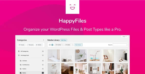 Download HappyFiles Pro plugin for WordPress