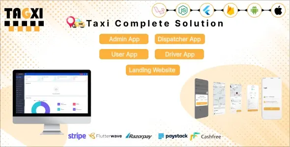 Download the Tagxi Taxi Booking Flutter application