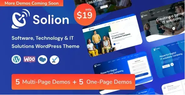 Download Solion technology and information technology template for WordPress