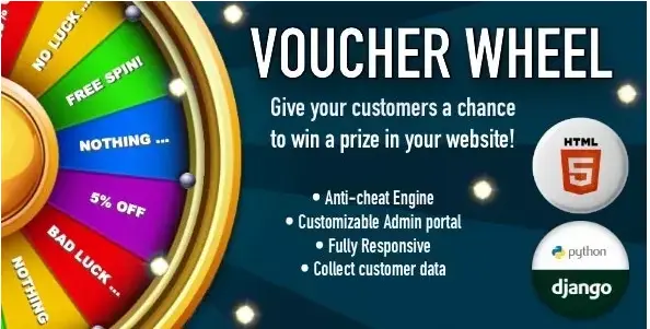 Download Voucher Wheel bonus and discount script