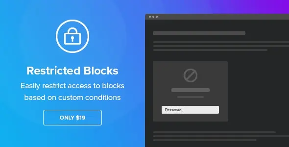 Download Restricted Blocks plugin for WordPress