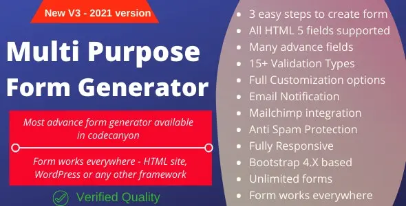 Download Multi-Purpose Form Generator & docusign script (All types of forms) with SaaS