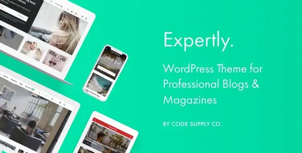Download Expertly blog and magazine template for WordPress